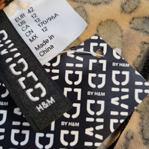 Women's Divided Leopard Print Dress size 12 NWOT - Picture 5 of 6